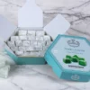 Turkish Delight With Mint In Hexagon Carton Box (400gr)